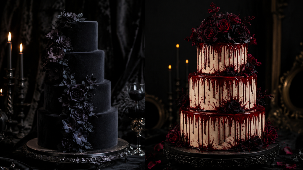 Goth Wedding Cake
