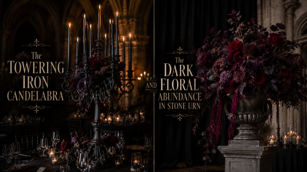 Goth Wedding Centerpieces 