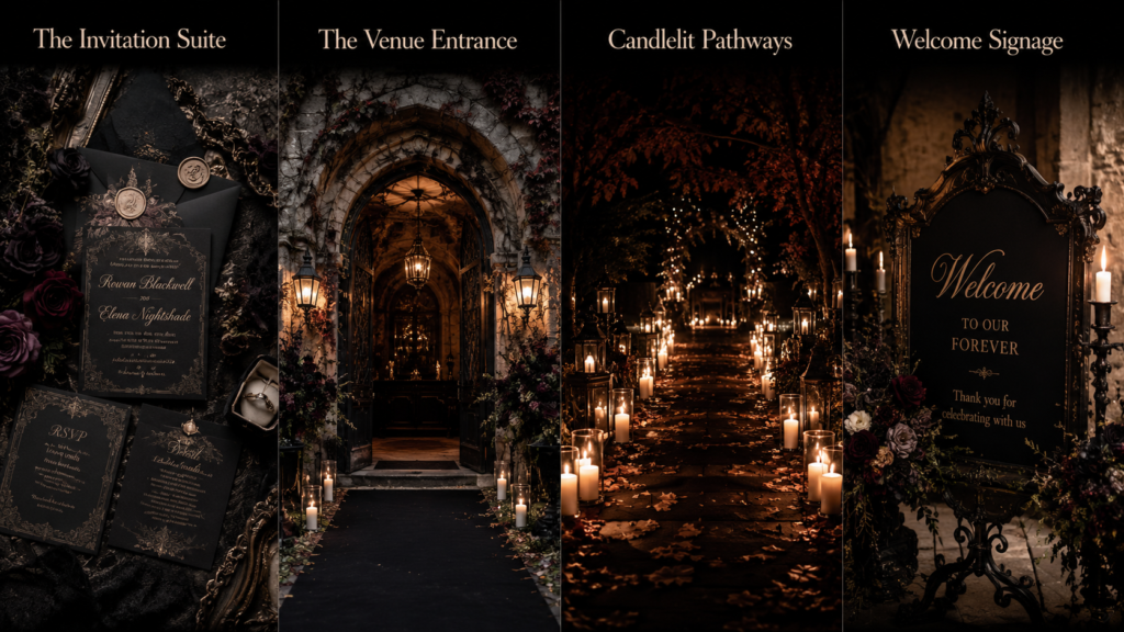 Goth Wedding Reception