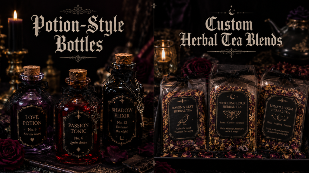 Goth Wedding Favors