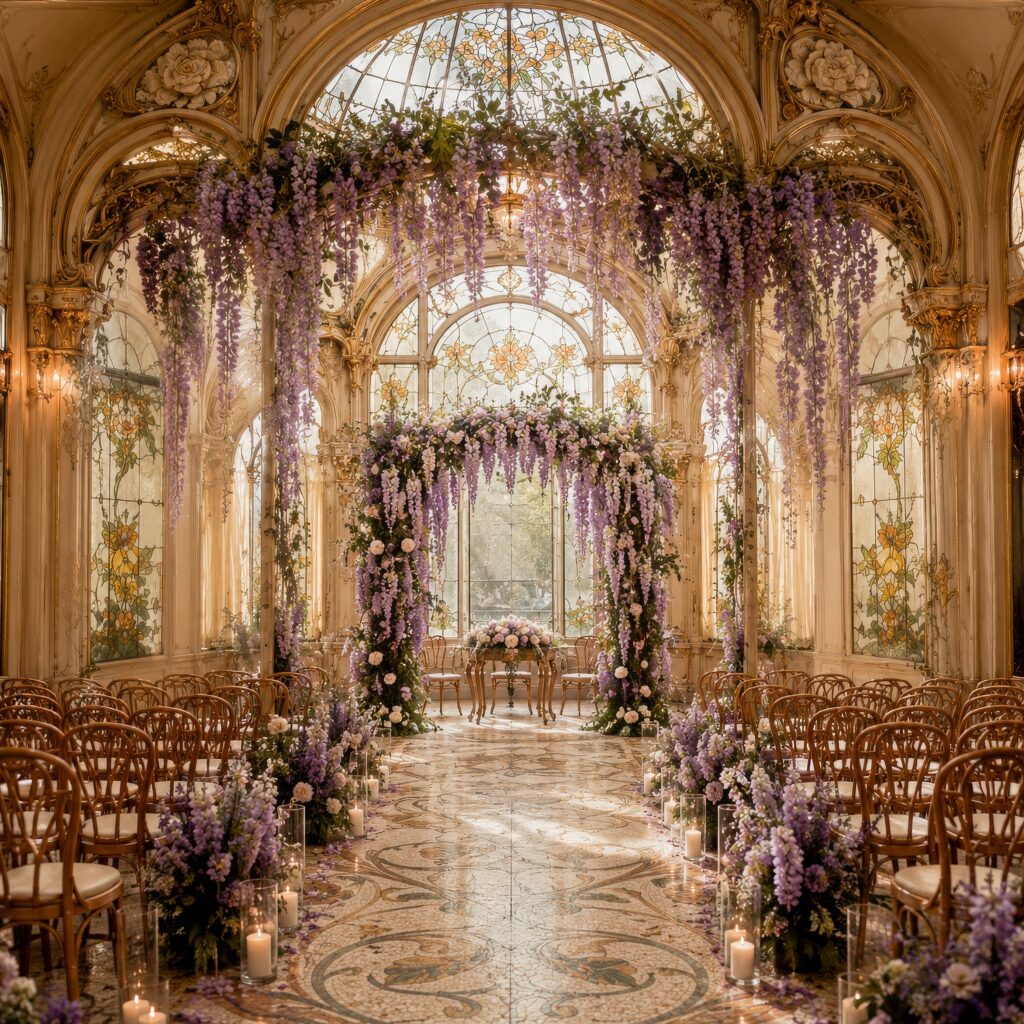 Wisteria cascades