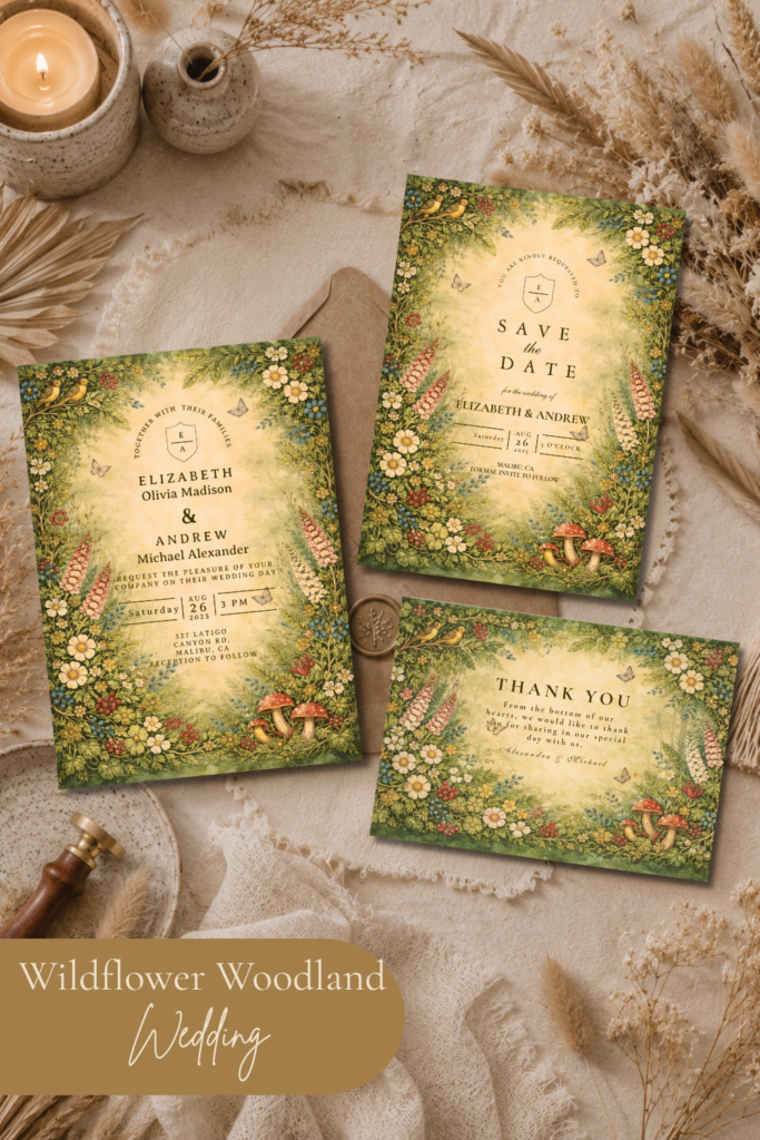 Woodland Wedding Invitations