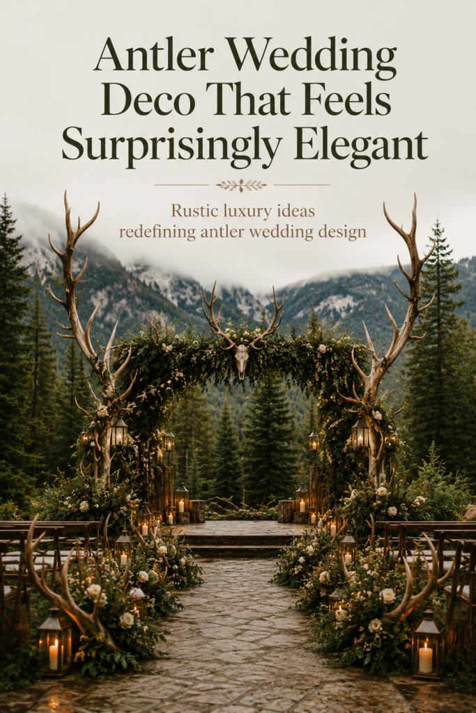 Antler Wedding Decor