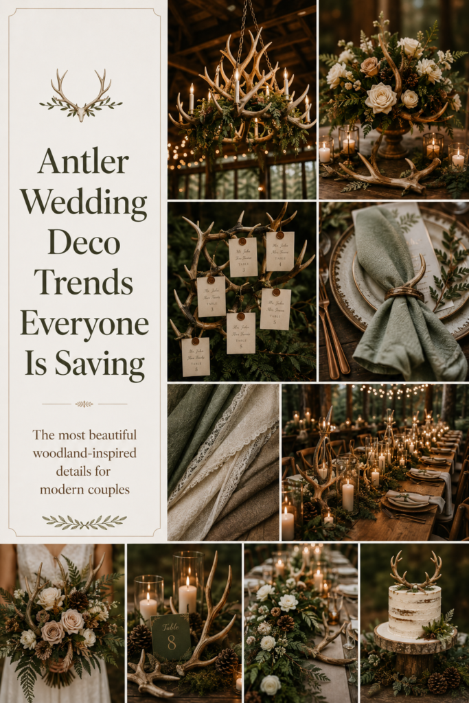 Antler Wedding Decor