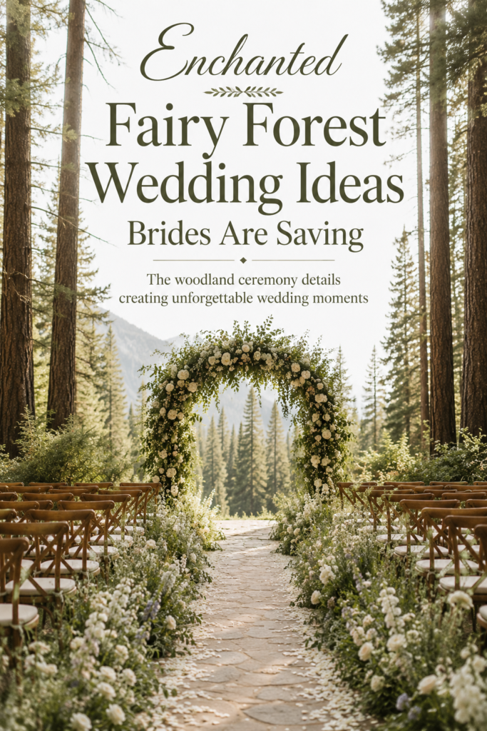 Enchanted Fairy Forest Wedding