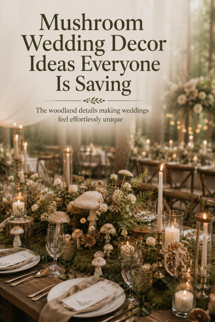 Mushroom Wedding Ideas