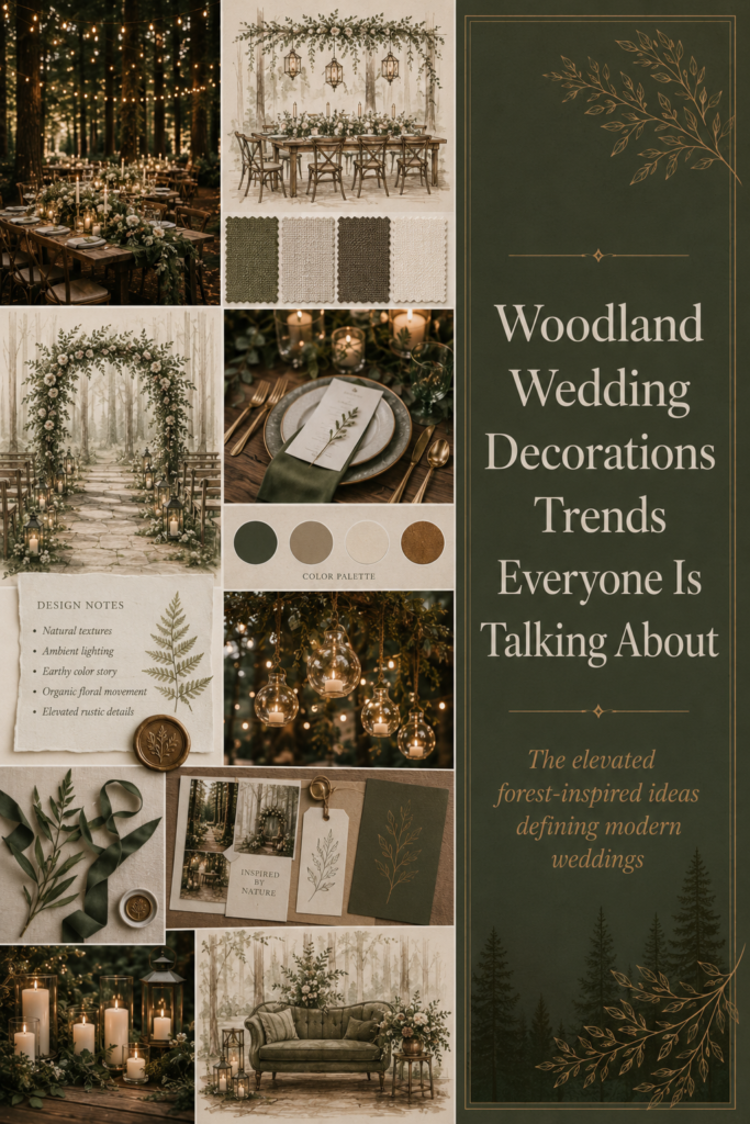 Woodland Wedding Decorations