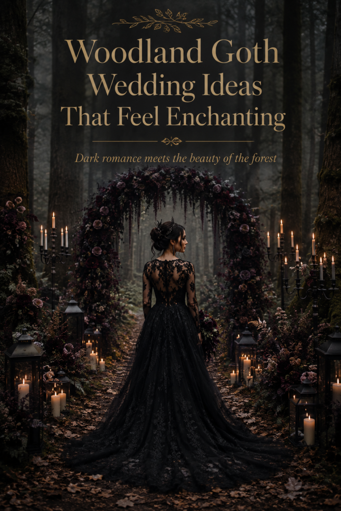 Woodland Goth Wedding