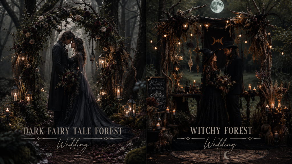 Goth Forest Wedding