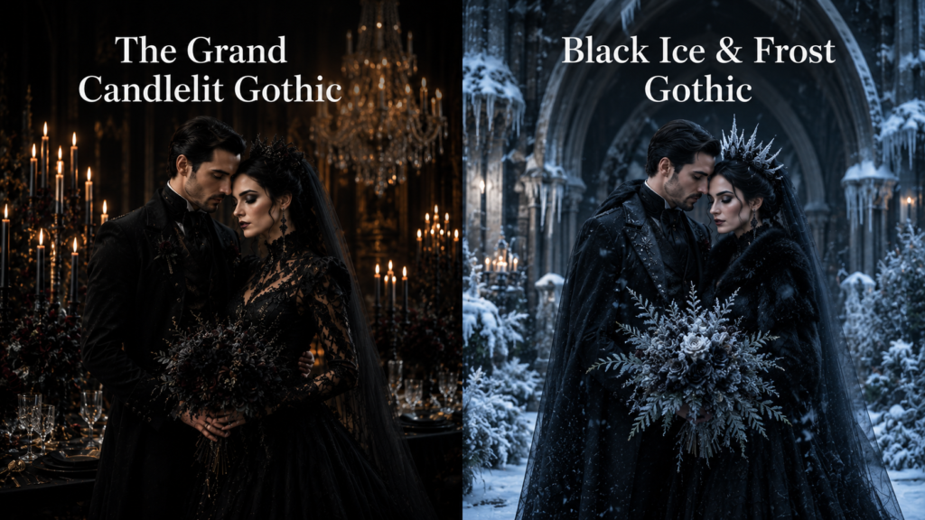 Goth Winter Wedding