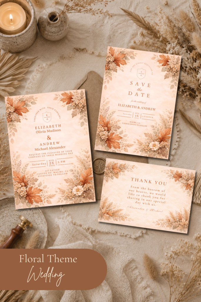 Floral Theme Wedding