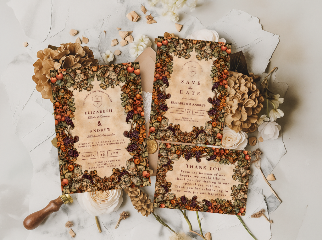 Art Nouveau Wedding Theme