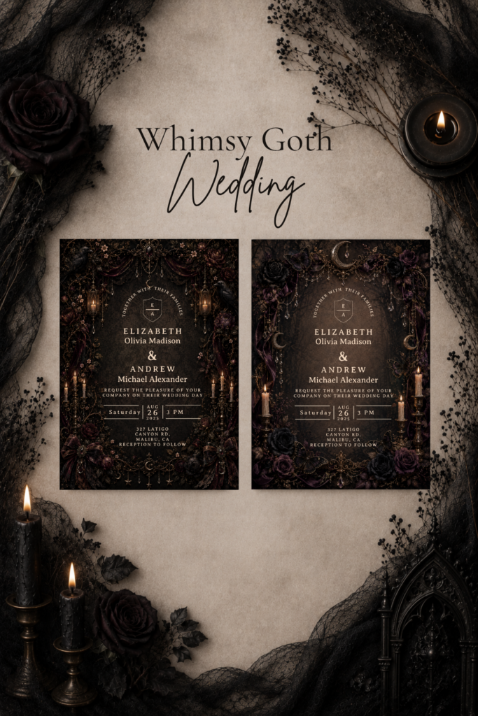 Gothic Winter Wedding