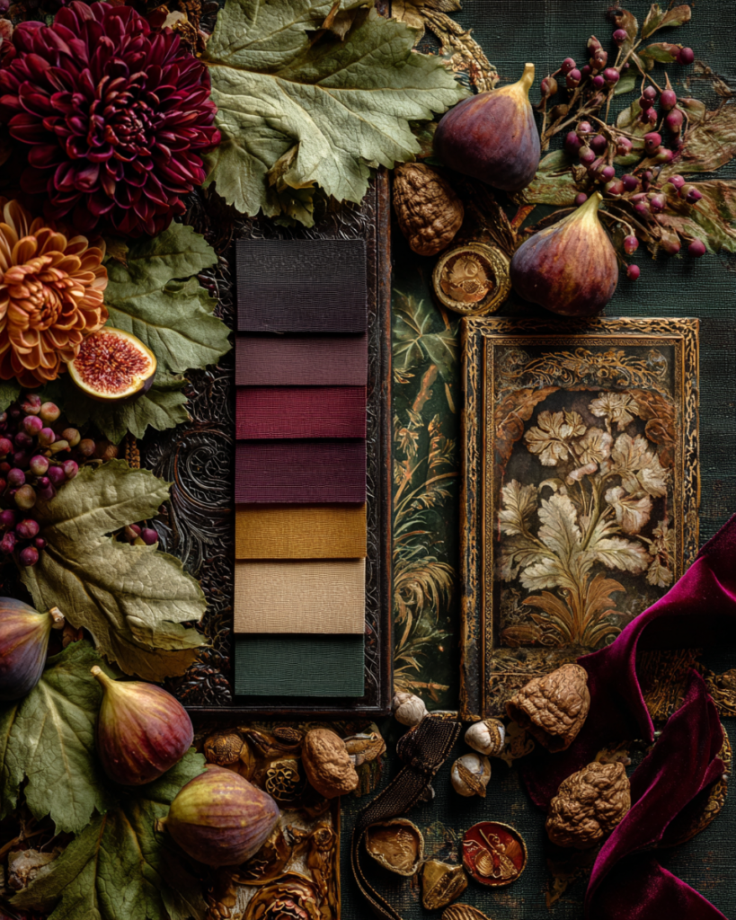 Art Nouveau Wedding Color Palettes