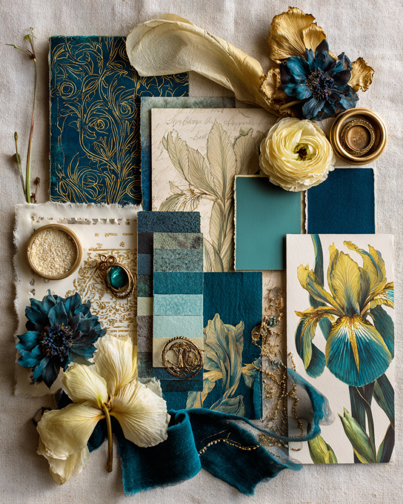 Art Nouveau Wedding Color Palettes