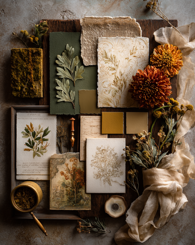 Art Nouveau Wedding Color Palettes