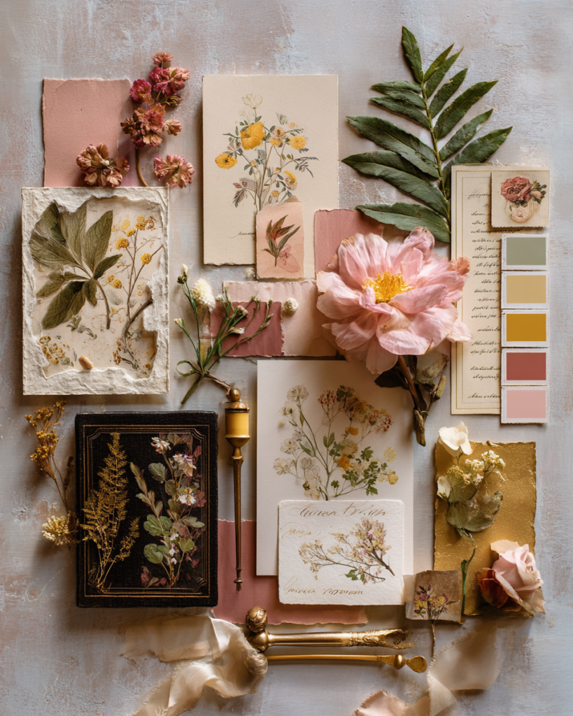 Art Nouveau Wedding Color Palettes