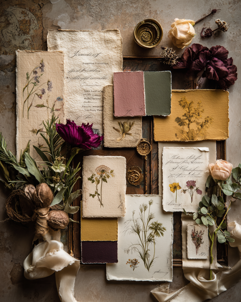 Art Nouveau Wedding Color Palettes