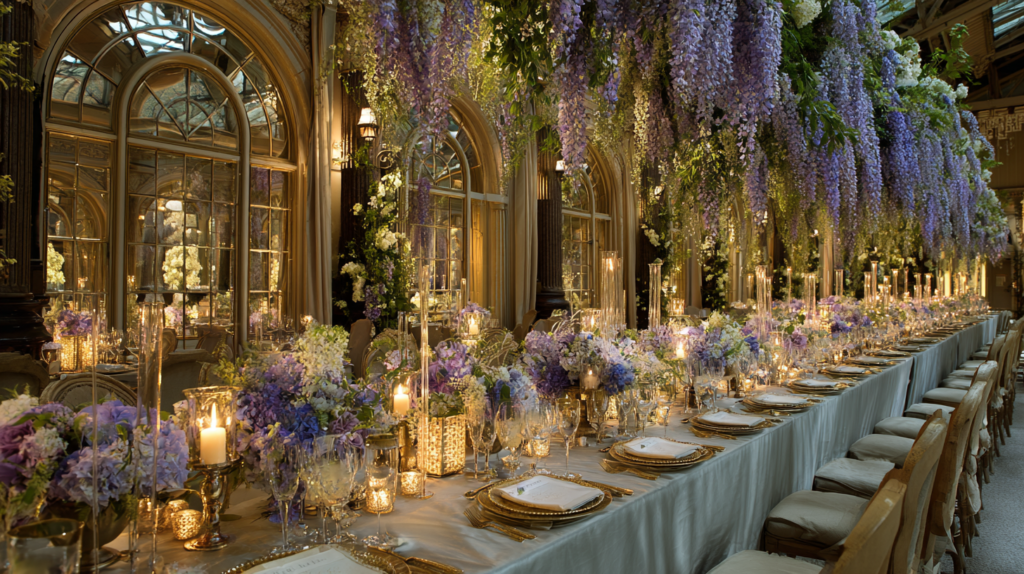 Art Nouveau Wedding Centerpieces