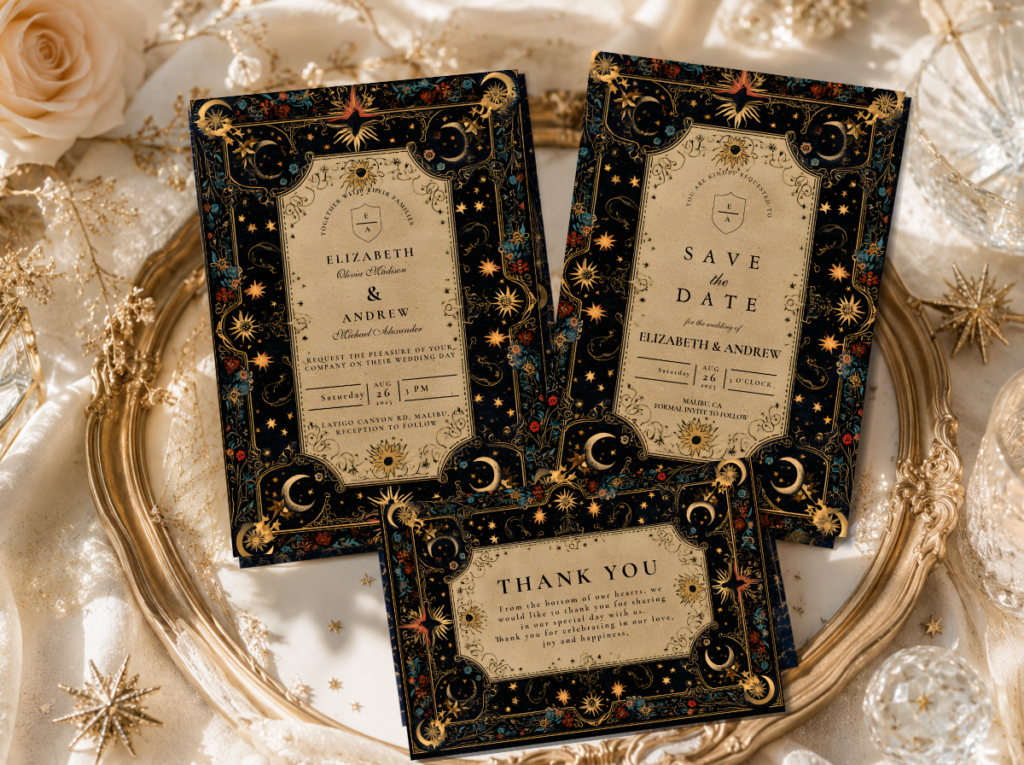 Vintage Celestial Wedding
