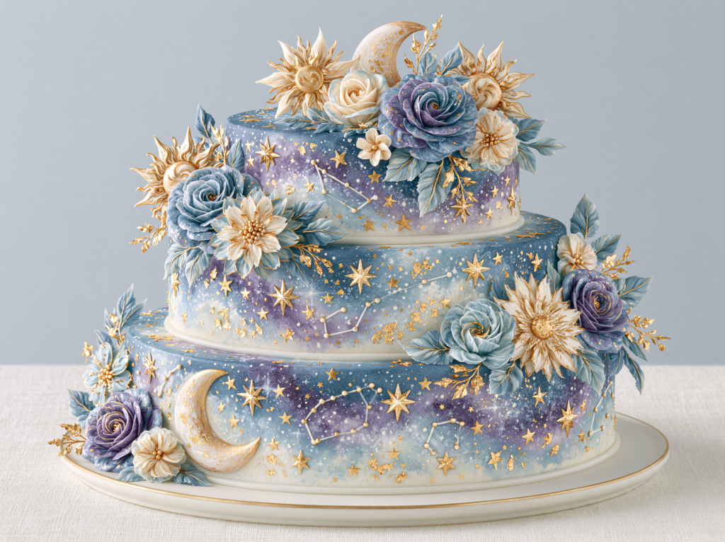 Celestial Wedding Cake