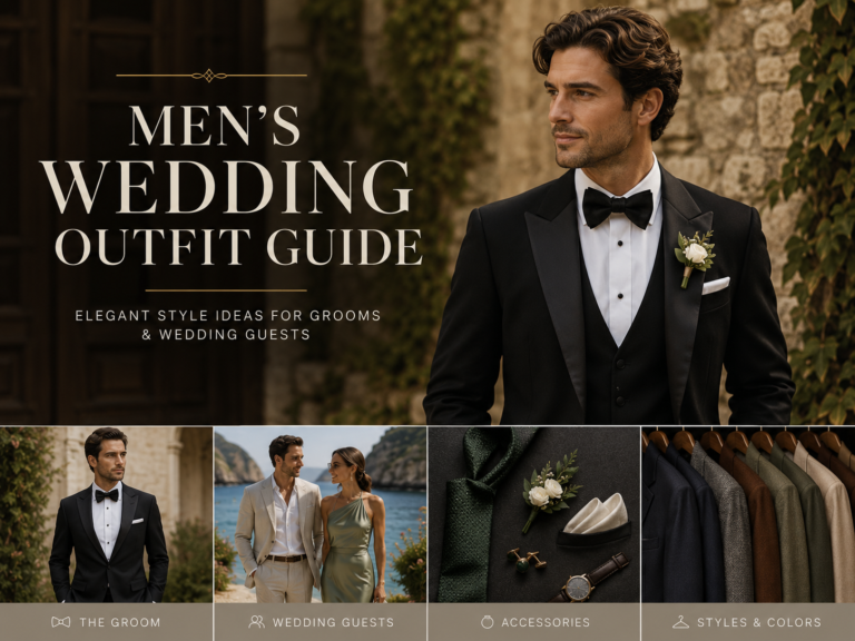 Wedding Outfit Men – The Complete Guide to Groom & Male Guest Dressing in 2026
