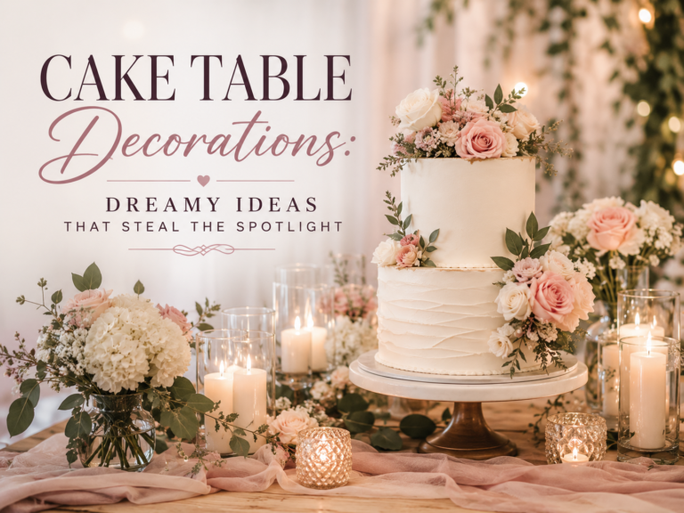 Cake Table Decorations: Dreamy Ideas That Steal the Spotlight