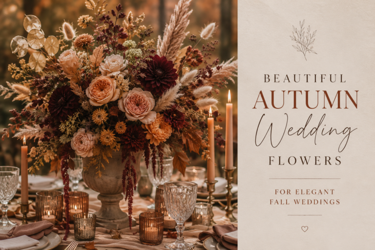 Beautiful Autumn Wedding Flowers for Elegant Fall Weddings