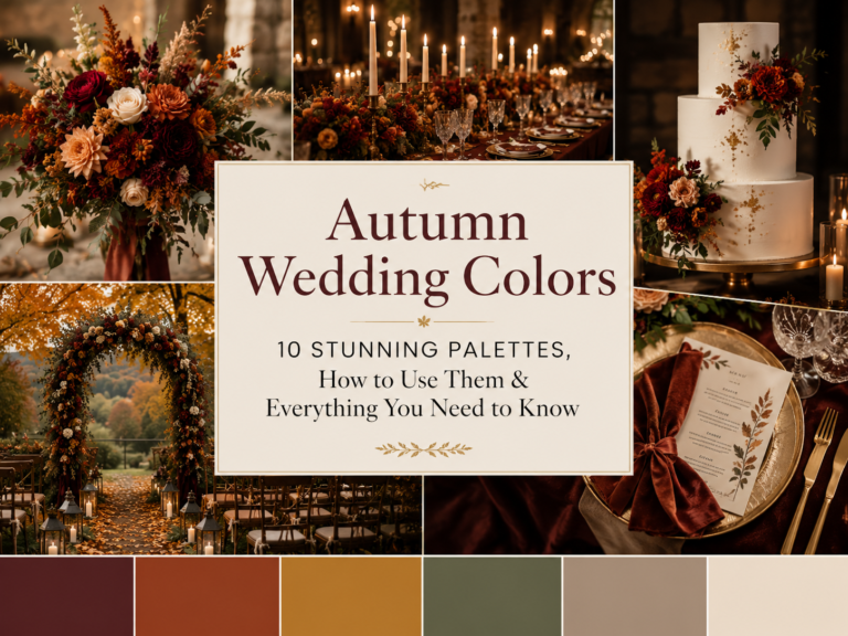 Autumn Wedding Colors