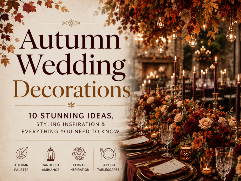 Autumn Wedding Decorations – 10 Stunning Ideas, Styling Inspiration & Everything You Need to Know