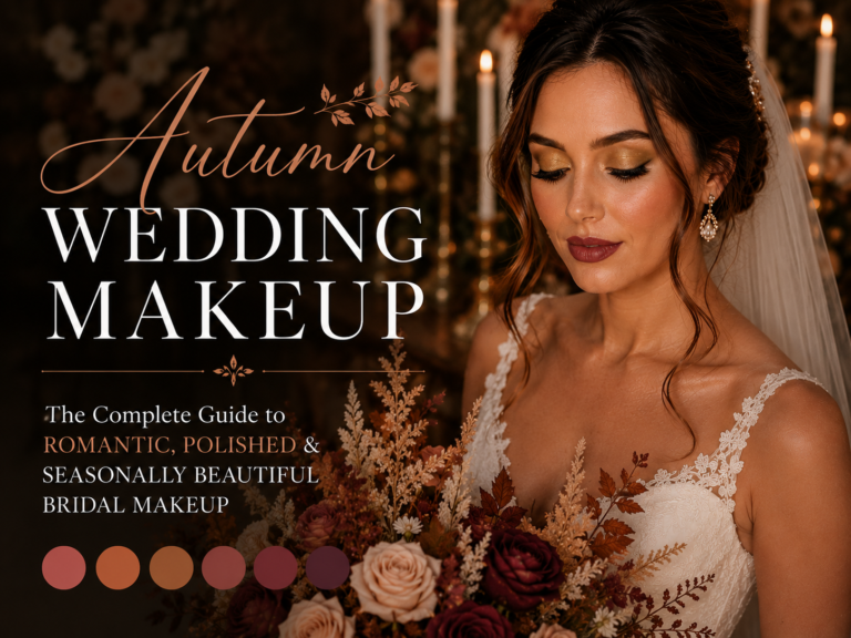 Autumn Wedding Makeup – The Complete Guide to Romantic, Polished & Seasonally Beautiful Bridal Makeup
