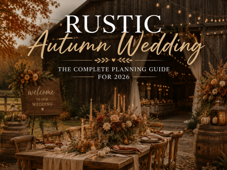 Rustic Autumn Wedding – The Complete Planning Guide for 2026