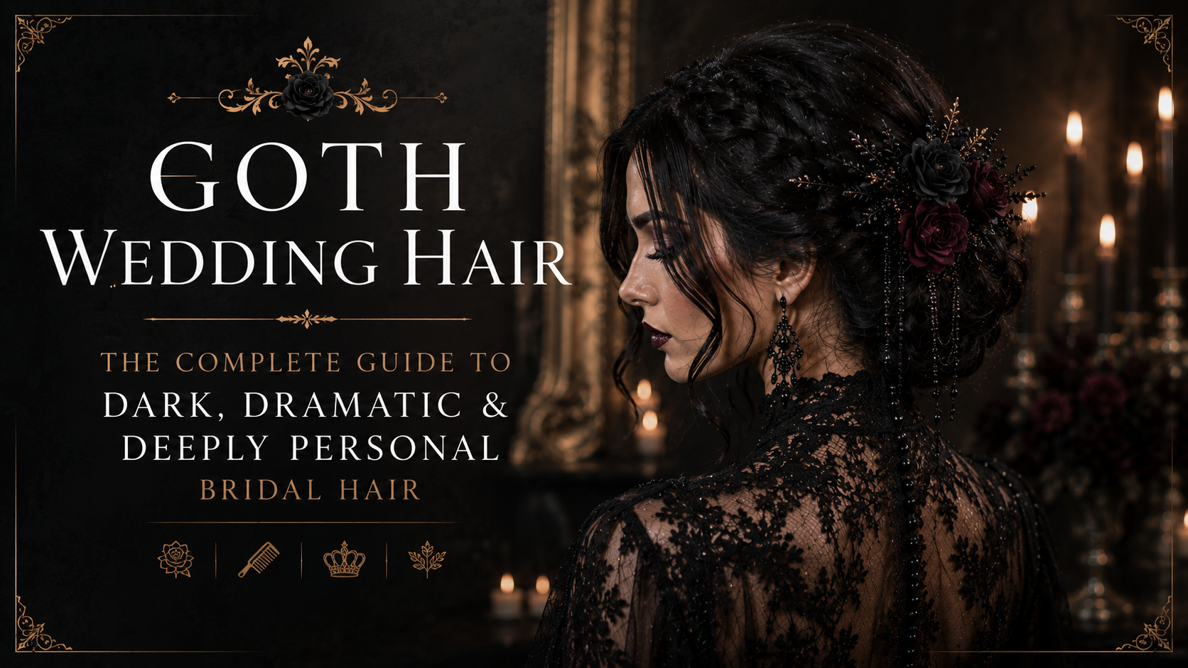 Goth Wedding Hair