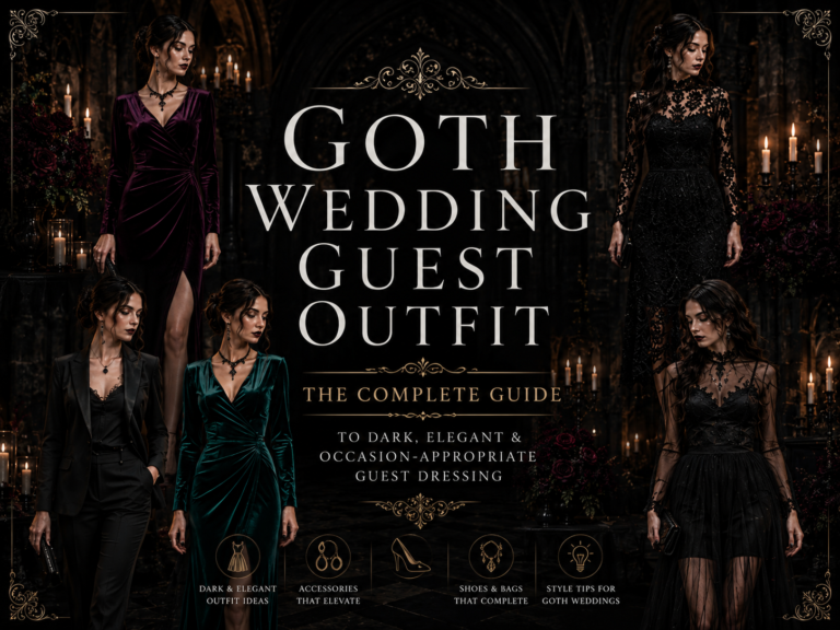 Goth Wedding Guest Outfit – The Complete Guide to Dark, Elegant & Occasion-Appropriate Guest Dressing