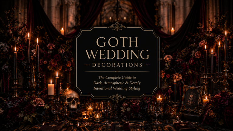 10 Goth Wedding Decorations