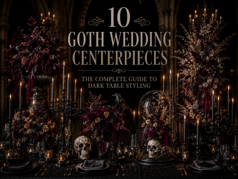 Goth Wedding Centerpieces