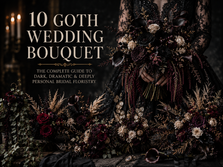 10 Goth Wedding Bouquet – The Complete Guide to Dark, Dramatic & Deeply Personal Bridal Floristry