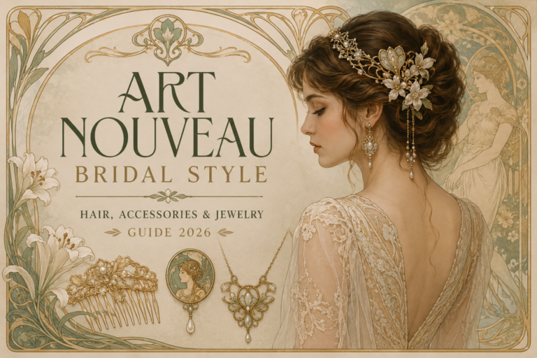 Art Nouveau Bridal Style — Hair, Accessories & Jewelry Guide 2026