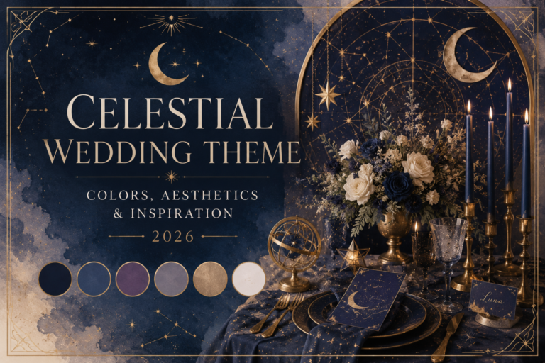 Celestial Wedding Theme — Colors, Aesthetics & Inspiration 2026