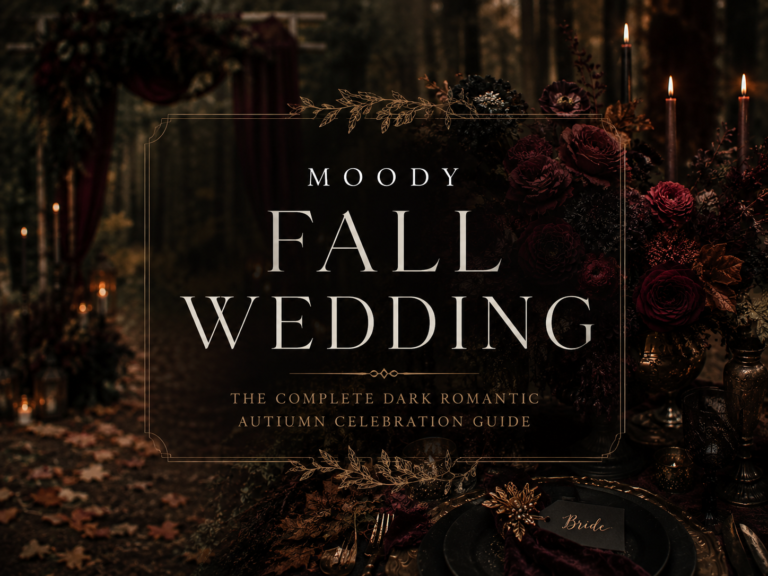 Moody Fall Wedding — The Complete Dark Romantic Autumn Celebration Guide