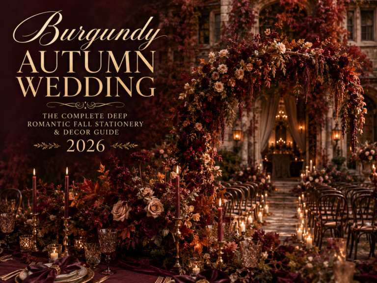 Burgundy Autumn Wedding