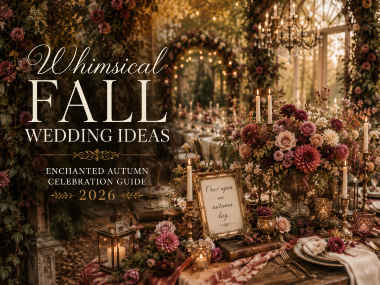 Whimsical Fall Wedding Ideas — Enchanted Autumn Celebration Guide 2026