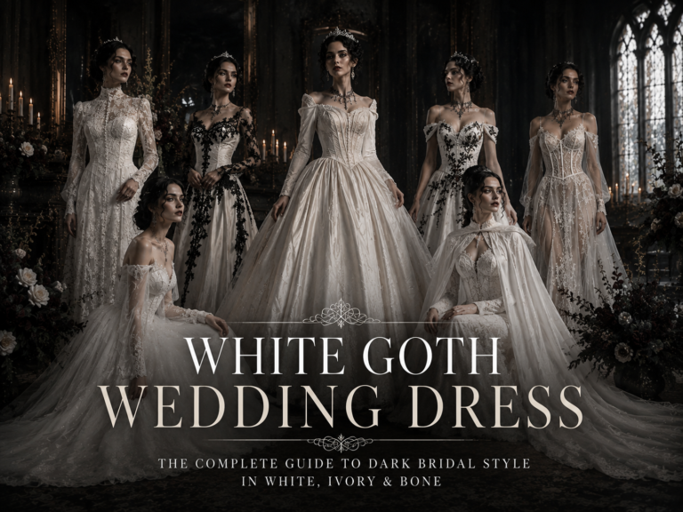White Goth Wedding Dress – The Complete Guide to Dark Bridal Style in White, Ivory & Bone