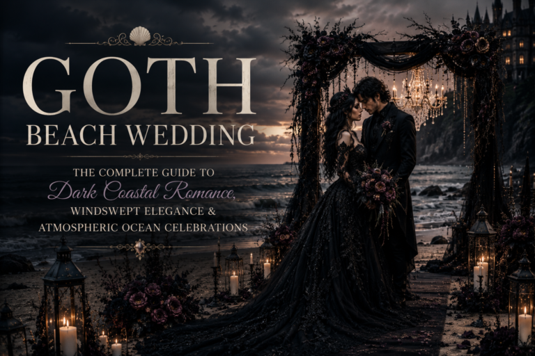 Goth Beach Wedding