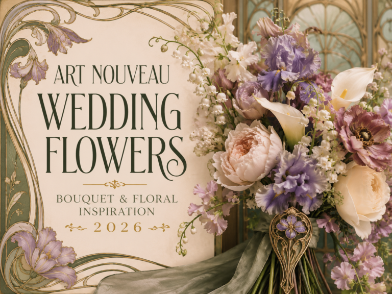 Art Nouveau Wedding Flowers
