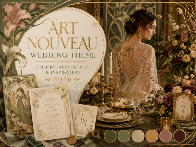 Art Nouveau Wedding Theme