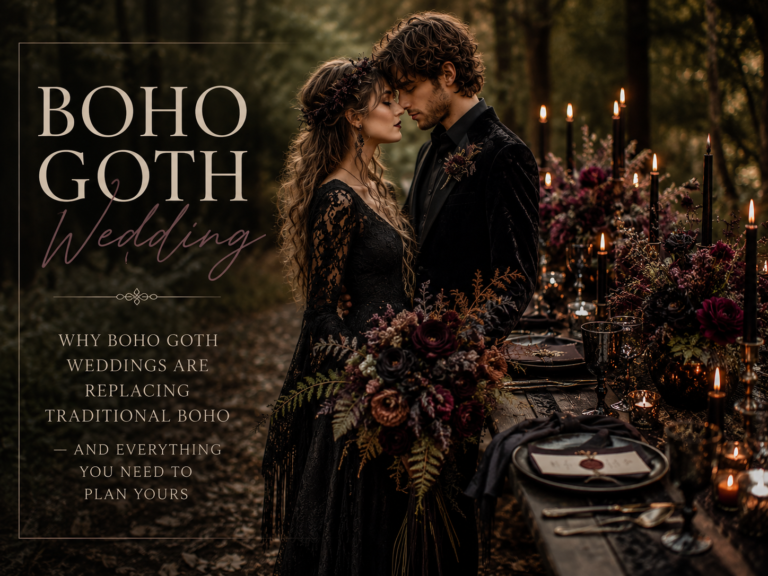 Boho Goth Wedding