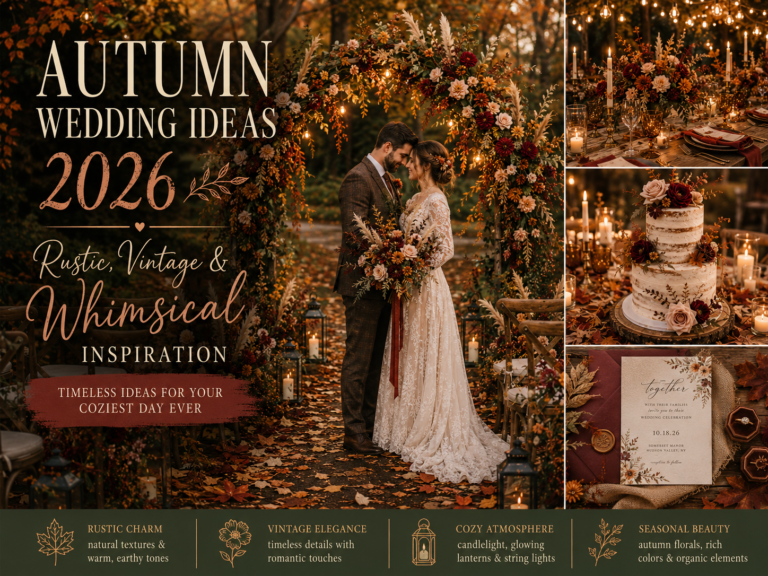 Autumn Wedding Ideas 2026