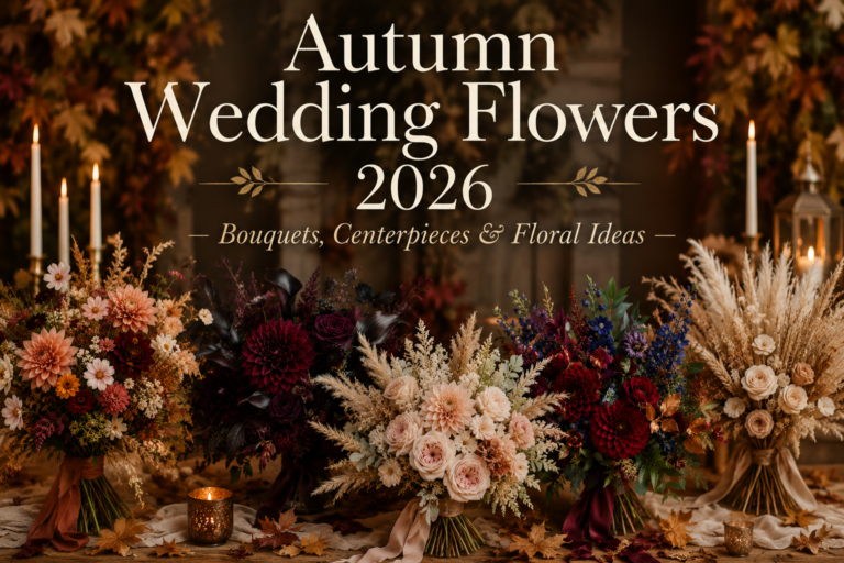 Autumn Wedding Flowers 2026 — Bouquets, Centerpieces & Floral Ideas