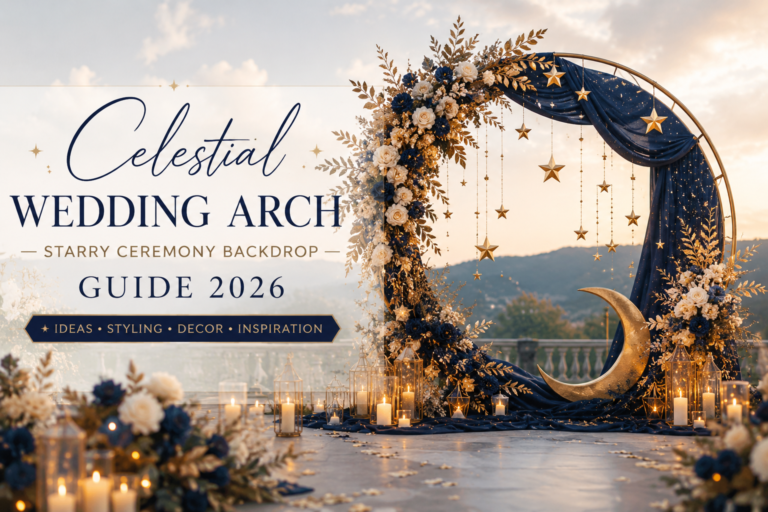Celestial Wedding Arch — Starry Ceremony Backdrop Guide 2026